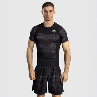 Rashguard Venum G-Fit Air short sleeves Black-sand