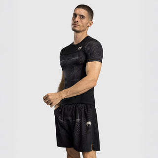 Rashguard Venum G-Fit Air short sleeves Black-sand