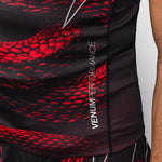 Rashguard Venum Matupa short sleeves Black-red 