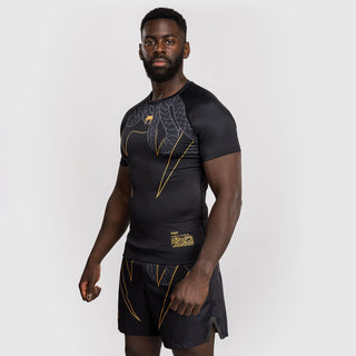Rashguard Venum Serpenti short sleeves Black 