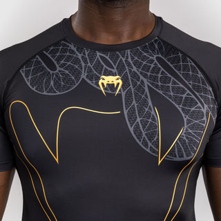 Rashguard Venum Serpenti short sleeves Black 