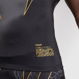 Rashguard Venum Serpenti short sleeves Black 
