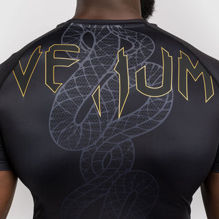 Rashguard Venum Serpenti short sleeves Black 
