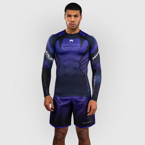 Rashguard Venum Tekken 8 Kazuya long sleeves Black-purple 