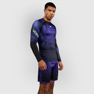 Rashguard Venum Tekken 8 Kazuya long sleeves Black-purple 