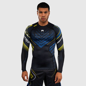 Rashguard Venum Tekken 8 King long sleeves Black-yellow 