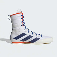 Boxing shoes Adidas Box Hog 4 White-blue 