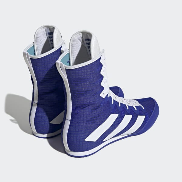 Scarpe da Boxe Adidas Box Hog 4 Blu-bianco