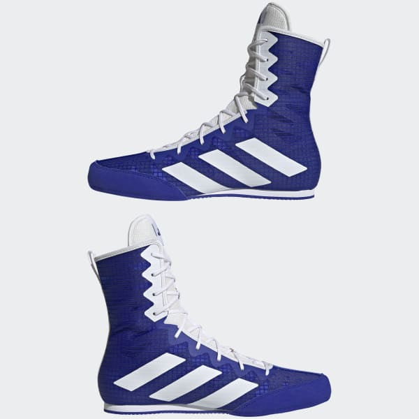 Scarpe da Boxe Adidas Box Hog 4 Blu-bianco