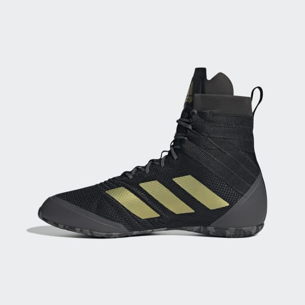 Boxing shoes Adidas Speedex 18 Black-gold – Combat Arena