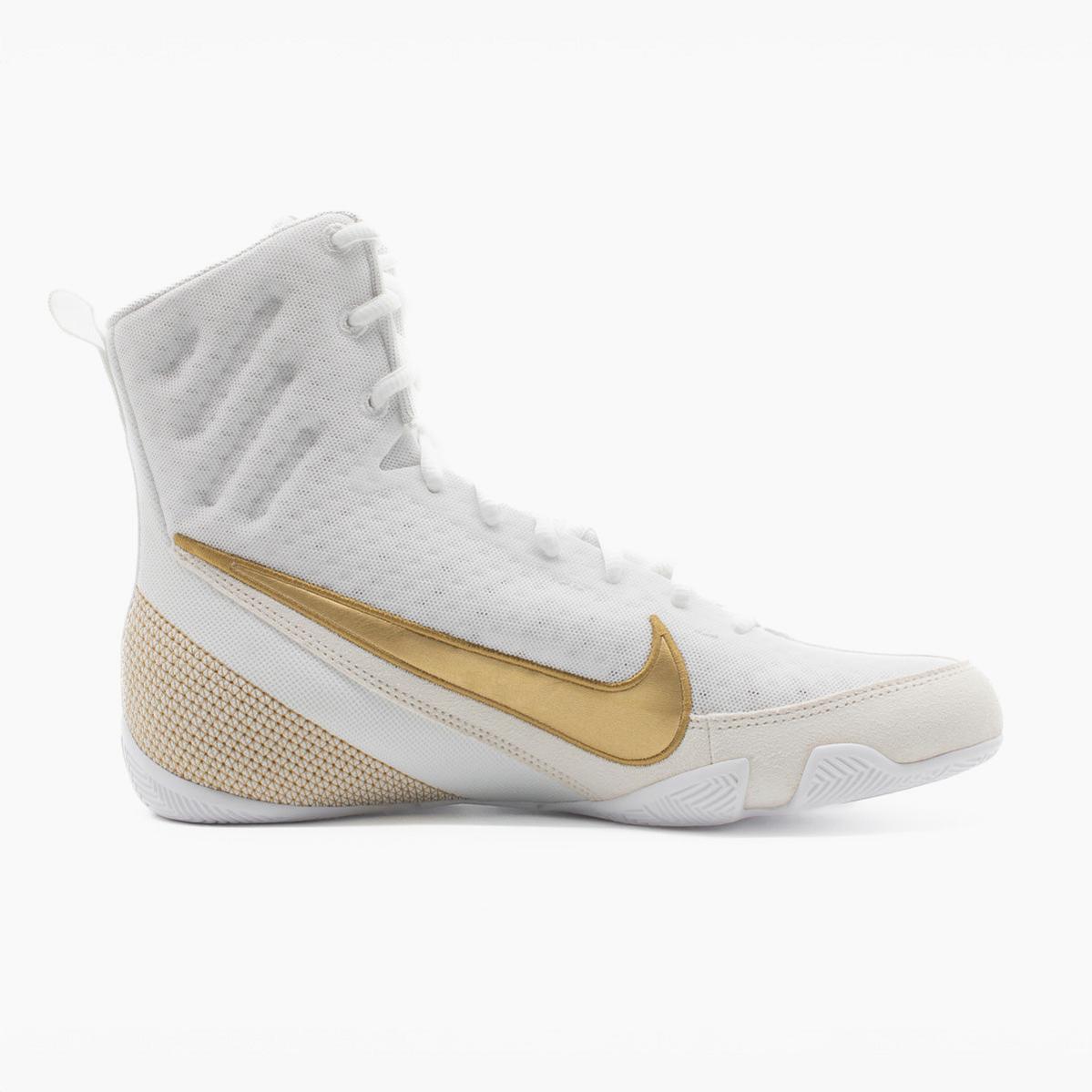 Boxing shoes Nike Machomai 3 White-gold – Combat Arena