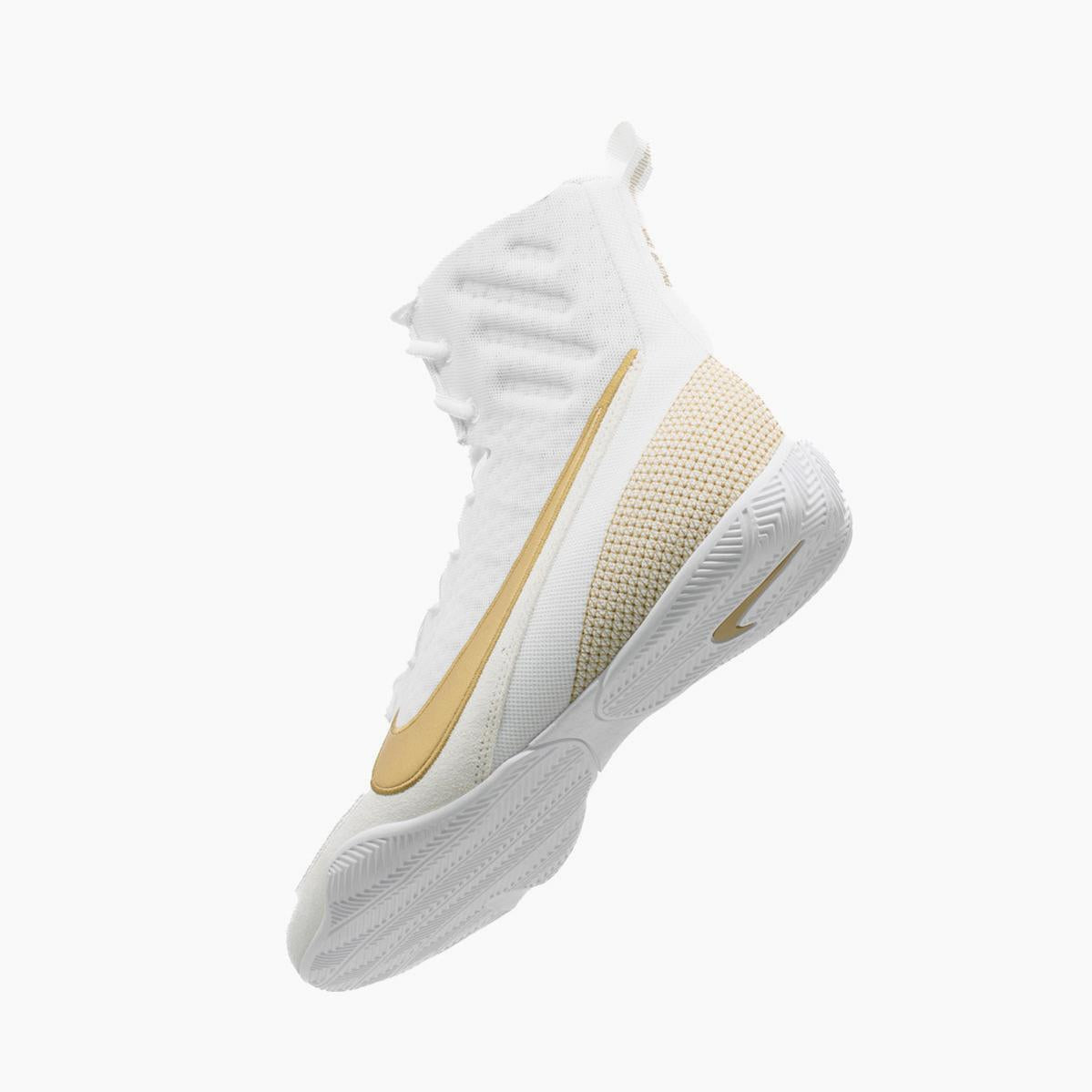 Boxing shoes Nike Machomai 3 White-gold – Combat Arena