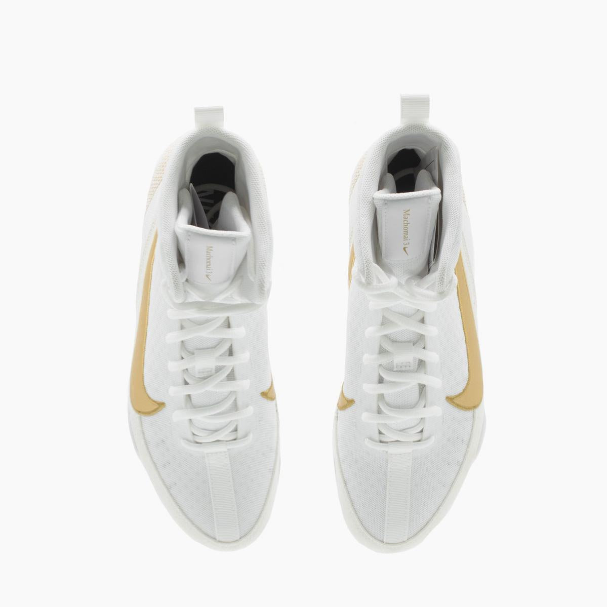 Boxing shoes Nike Machomai 3 White-gold – Combat Arena