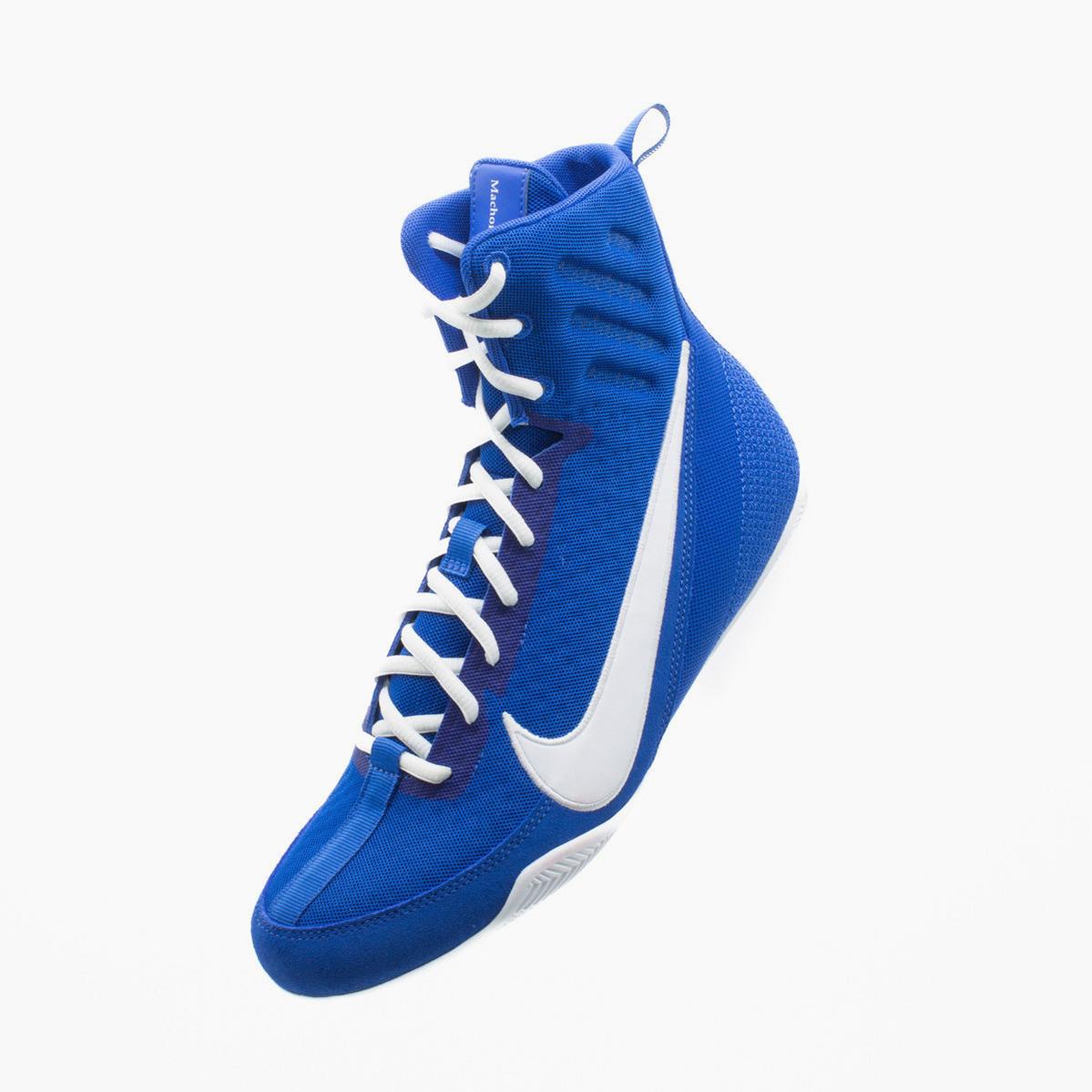 Boxing shoes Nike Machomai 3 Blue-white – Combat Arena