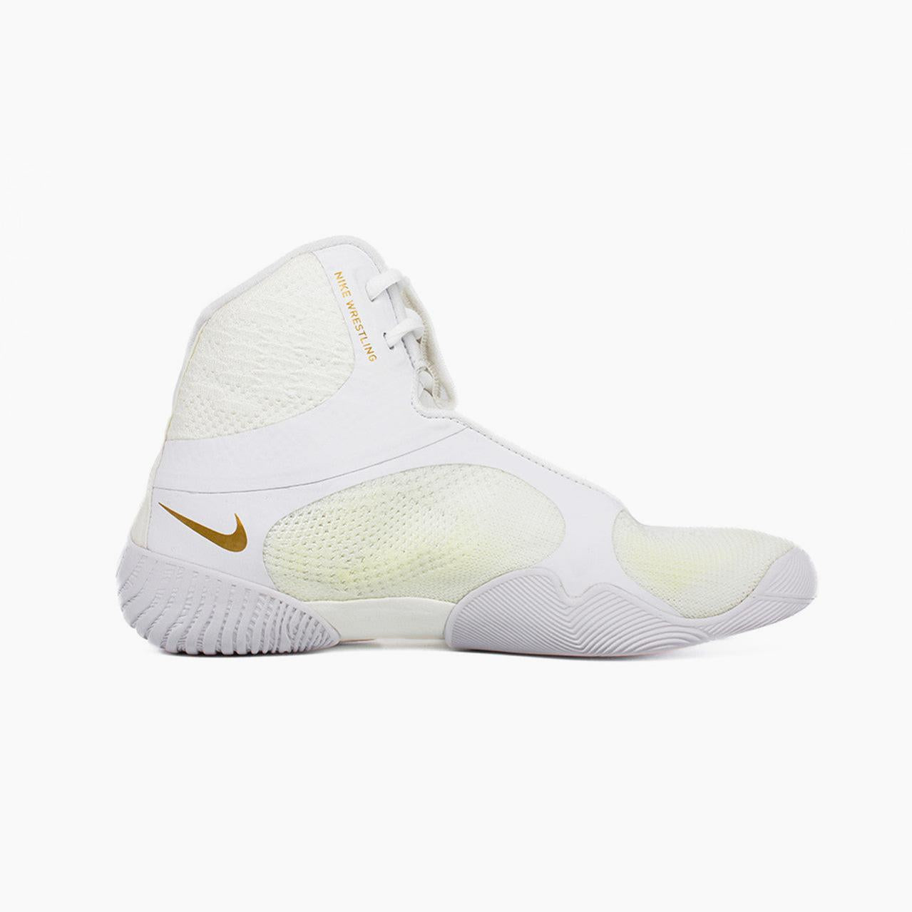 Wrestling shoes-Wrestling Nike Tawa White-gold - wrestling shoes