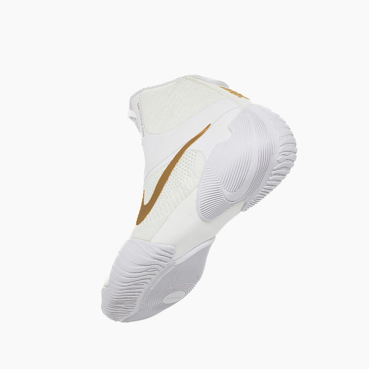 Wrestling shoes-Wrestling Nike Tawa White-gold - wrestling shoes