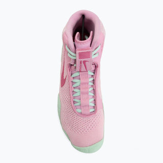 Wrestling shoes-Wrestling Nike Tawa Pink-green-Combat Arena