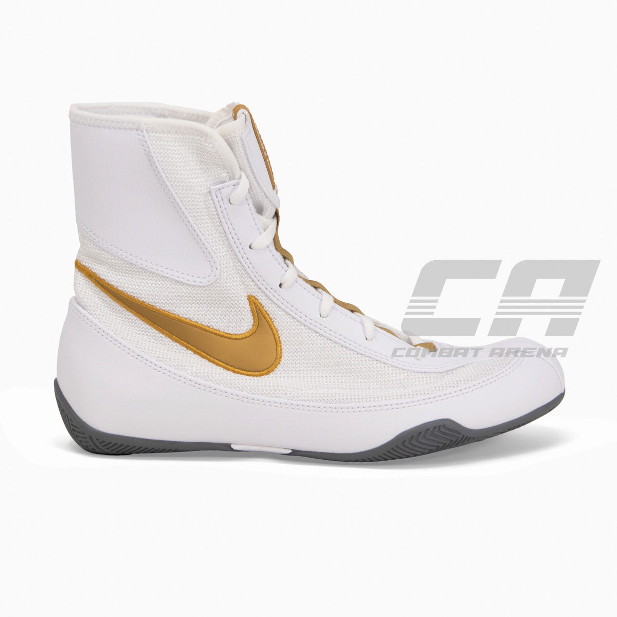 Scarpe da boxe Nike Machomai Bianco-Oro-Combat Arena