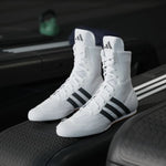 Boxing shoes Adidas Box Hog 2 White-black 