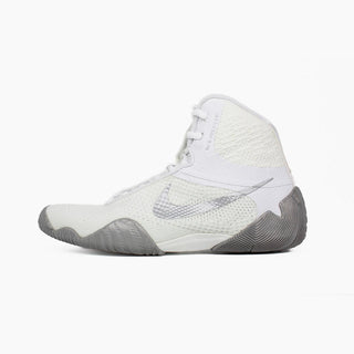 Wrestling shoes-Wrestling Nike Tawa White-silver 