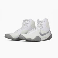 Wrestling shoes-Wrestling Nike Tawa White-silver 