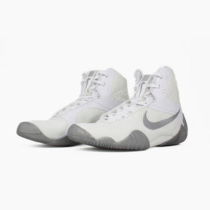 Wrestling shoes-Wrestling Nike Tawa White-silver 