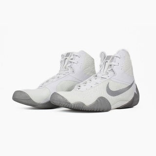 Wrestling shoes-Wrestling Nike Tawa White-silver 