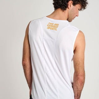 Sleeveless Leone DNA ABX709 White-Combat Arena