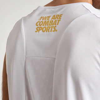 Sleeveless Leone DNA ABX709 White-Combat Arena