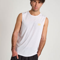 Sleeveless Leone DNA ABX709 White-Combat Arena