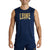 Sleeveless Leone DNA Logo ABX705 Blue 