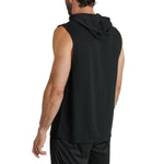 Sleeveless hoodie Leone Logo ABX120 Black 