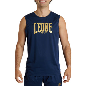Sleeveless Leone DNA Logo ABX705 Blue 
