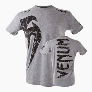 T-shirt in Cotton Venum Giant Gray-Black 