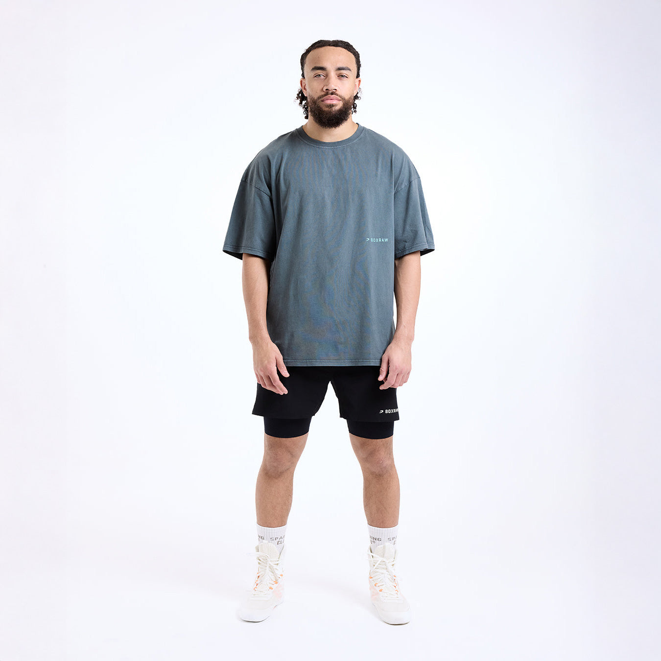T-shirt Boxraw Sparring Club Oversize Gray – Combat Arena