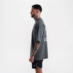 T-shirt Boxraw We Don't Play Boxing Oversize Gray-pink-Combat Arena
