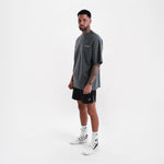 T-shirt Boxraw We Don't Play Boxing Oversize Gray-pink-Combat Arena