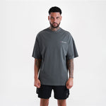 T-shirt Boxraw We Don't Play Boxing Oversize Gray-pink-Combat Arena