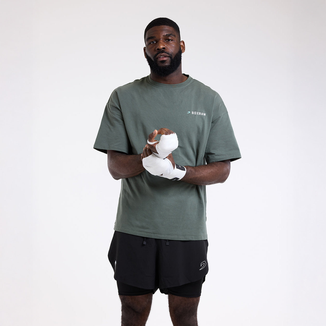 BOXRAW Tシャツ　新品　Sサイズ T-shirt Boxraw We Don't Play Boxing Oversize Green – Combat Arena