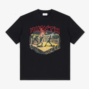 T-shirt Manto Ghost Fighter Nero-Combat Arena