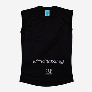 T-shirt Technique Sleeveless t-shirt SAP WAKO Combat Competition Black-Combat Arena
