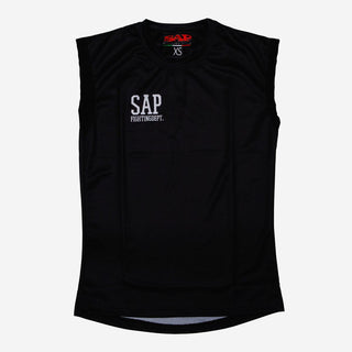 T-shirt Technique Sleeveless t-shirt SAP WAKO Combat Competition Black-Combat Arena