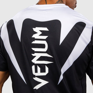 T-shirt Venum Attack 90 Dry Tech Black-and-white-Combat Arena
