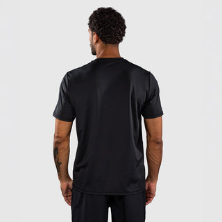 T-shirt Venum Classic Dry Tech Nero-argento-Combat Arena