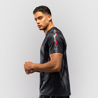 T-shirt Venum Demon Dry Tech Nero-grigio-Combat Arena