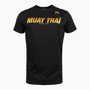 T-shirt Venum Muay Thai VT Black-Gold 