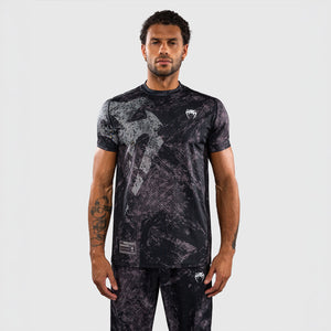 T-shirt Venum Rage & Workout Dry Tech Black-gray-Combat Arena