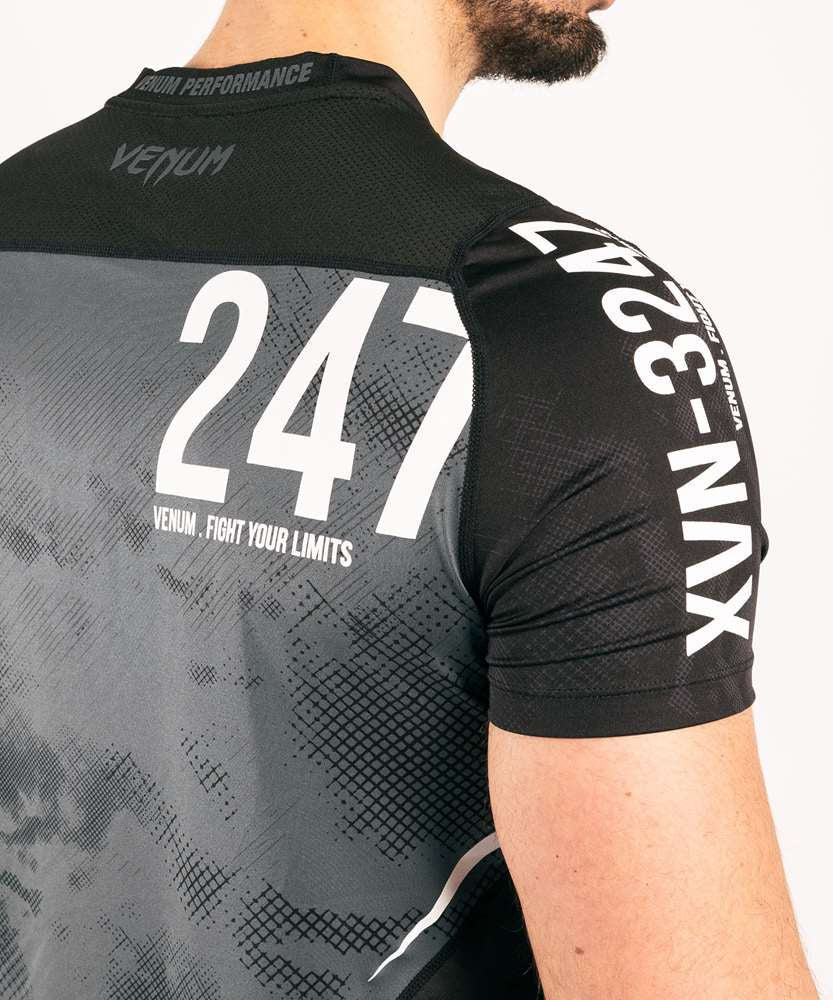 T-shirt Venum Sky247 Dry tech Nero-grigio