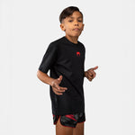 T-shirt Venum bambino Attack Nero-Combat Arena