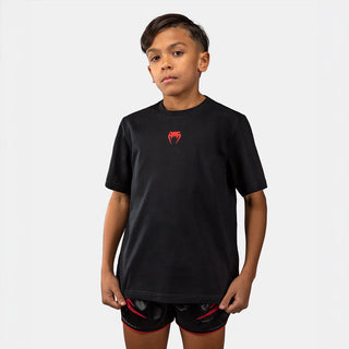 T-shirt Venum bambino Attack Nero-Combat Arena